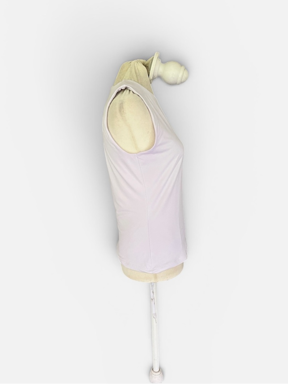 Tahari Modern Essentials Seamless Sleeveless Tank Top in White Women's Sz Small - Picture 3 of 9